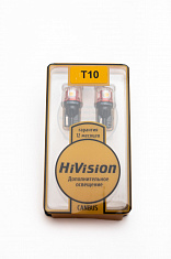 Лампа светодиодная HiVision T10 - canbus ORANGE
