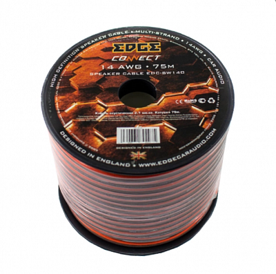 Кабель акустический EDGE EDC-SW140 14Ga 75м
