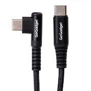 Провод / кабель "GoGadget" USB C(Г-обр)-C 1,2м, 60Вт