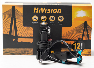 Лампа светодиодная HiVision L1 Lens mini (H7, 6000K)