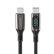 Провод / кабель "GoGadget" USB C-С 1,2м, LCD, 100Вт