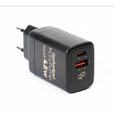 Сетевое зарядное устройство "GoGadget" CityPump 45W