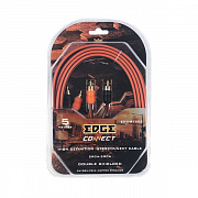 Кабель межблочный EDGE EDC-RT502 2RCA-2RCA 5м медный, двойной экран