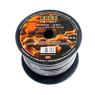 Кабель силовой EDGE EDC-PC410 4Ga 25м