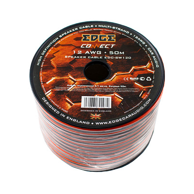 Кабель акустический EDGE EDC-SW120 12Ga 50м