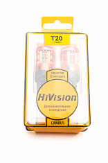 Лампа светодиодная HiVision T20 (7440), одноконтактная, CSP, оранжевый, 2шт