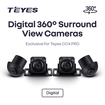 Камеры кругового обзора Teyes CC4 Pro 360