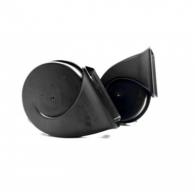 Сигналы звуковые "Basso" - чёрный 12В, 330/400Hz, 105-118dB